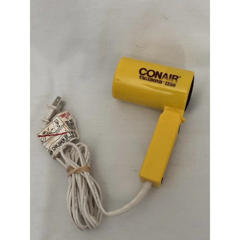 ConAir Vagabond Yellow 3 Speed Tested Works